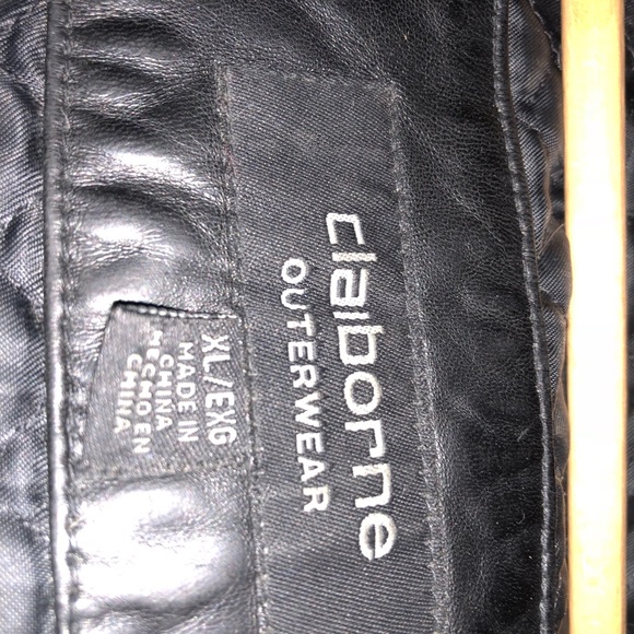 Claiborne Men's Leather Car Coat - Picture 2 of 3